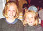 Julie (Birk) & Ruth (Ronja) i oppsetningen Ronja Røverdatter på Evje skole, Mai 2002